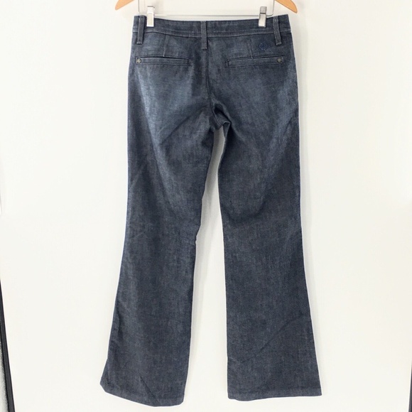 Habitual Women Wide Leg Low Rise Flared Jean Blue Y2K Denim Trouser Sz 28 x 35 - Picture 9 of 15